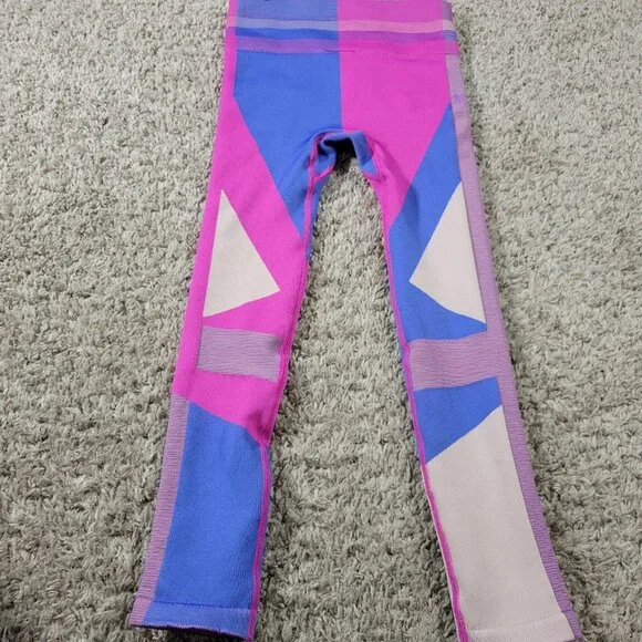 Nike Training Tights Womens Small Sculpt Icon Clash Seamless Colorful Flaw* - Picture 7 of 9